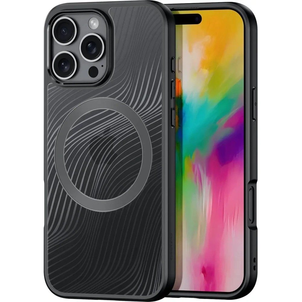 Etui Dux Ducis Aimo Mag do Apple iPhone 16 Pro Max czarne