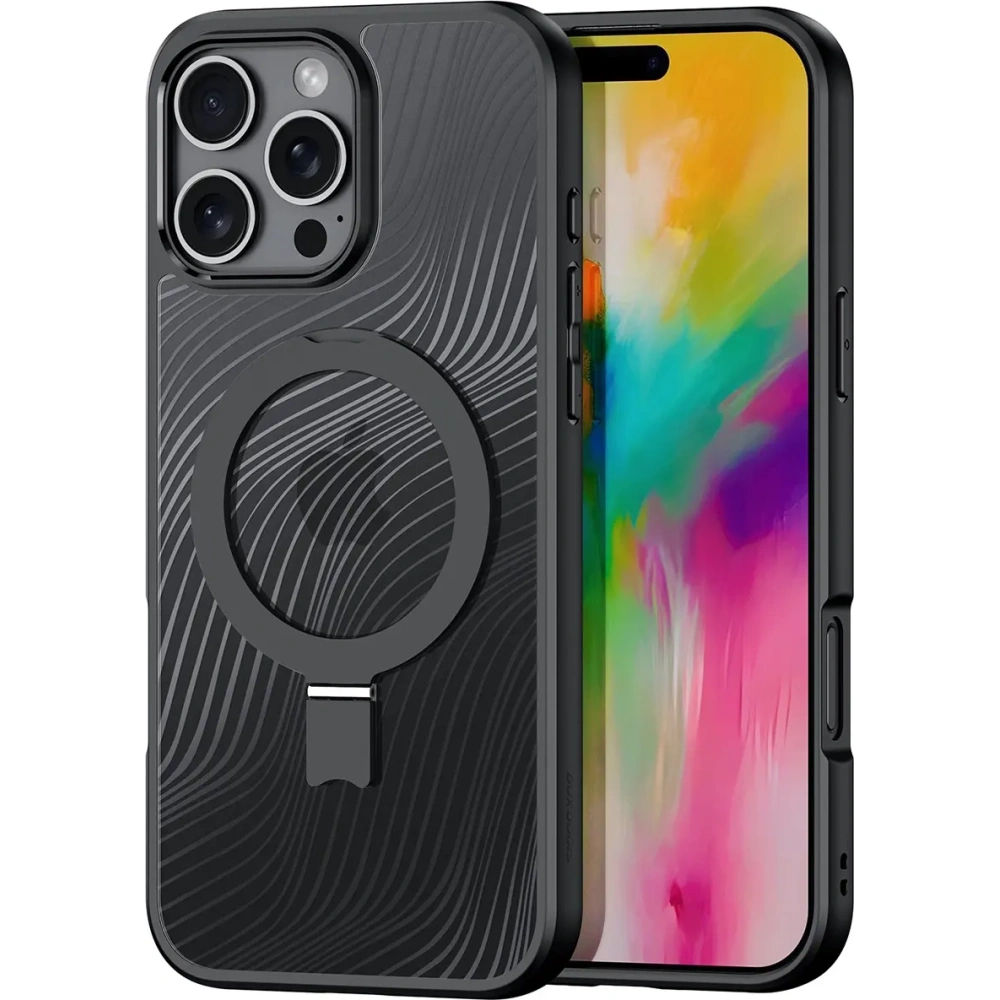 Etui Dux Ducis Aimo Mag do Apple iPhone 16 Pro Max czarne