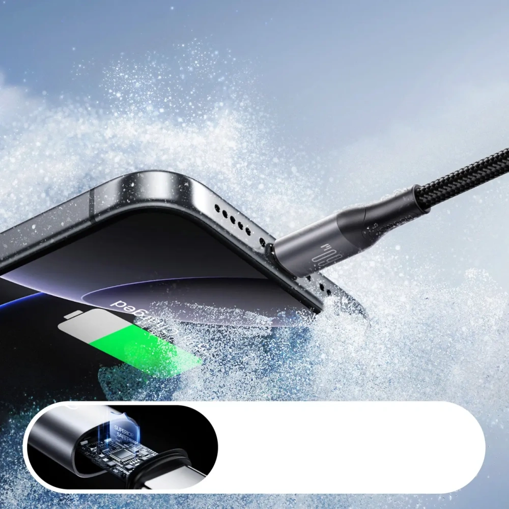 Kabel Joyroom S-A28 Flash Series USB-C / USB-C 60W 2m czarny