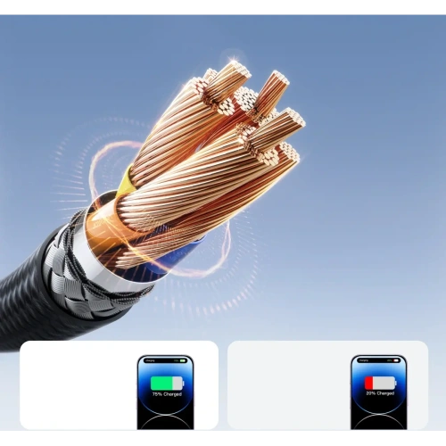 Kabel Joyroom S-A28 Flash Series USB-C / Lightning 30W 1m czarny