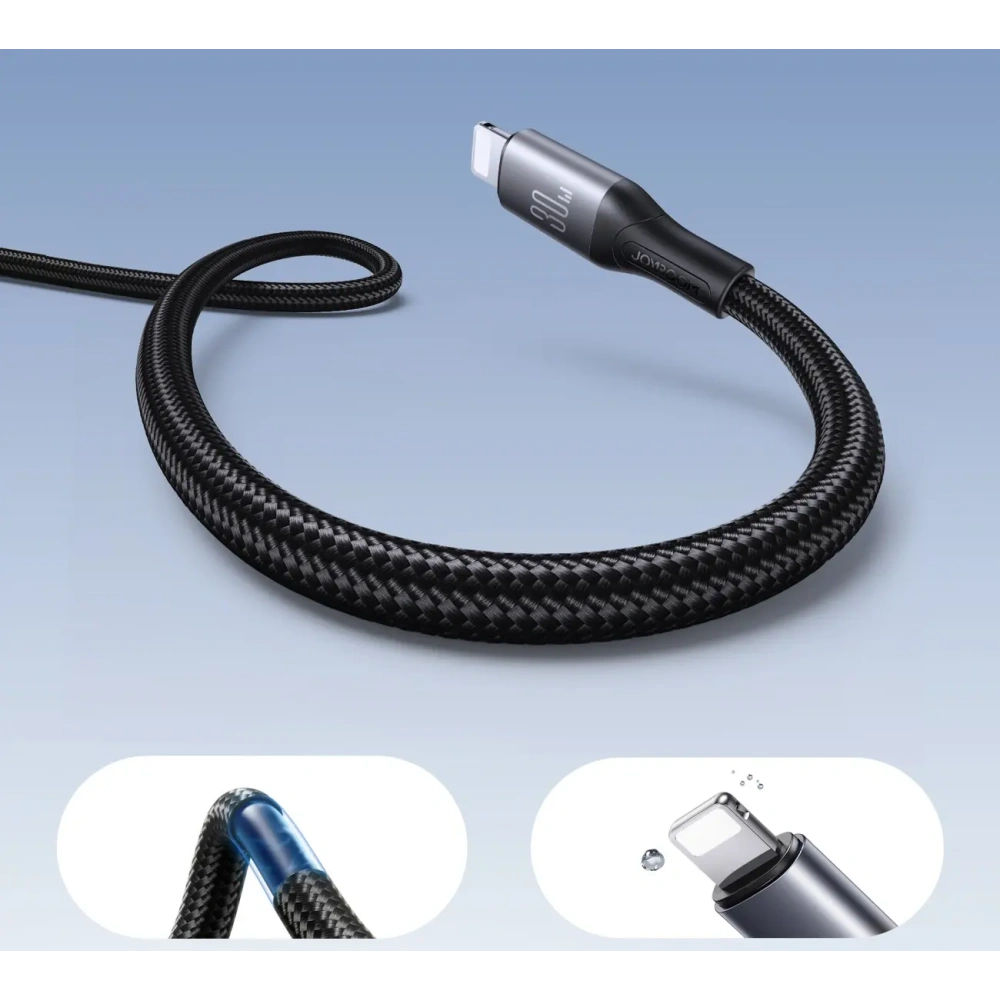 Kabel Joyroom S-A28 Flash Series USB-C / Lightning 30W 1m czarny