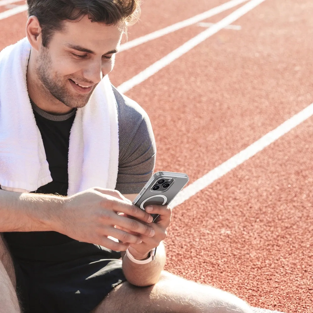 Etui Dux Ducis Clin Mag do Apple iPhone 16 Pro przezroczyste