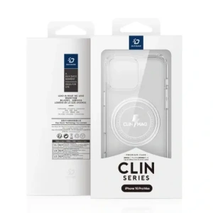 Etui Dux Ducis Clin Mag do Apple iPhone 16 Pro Max przezroczyste