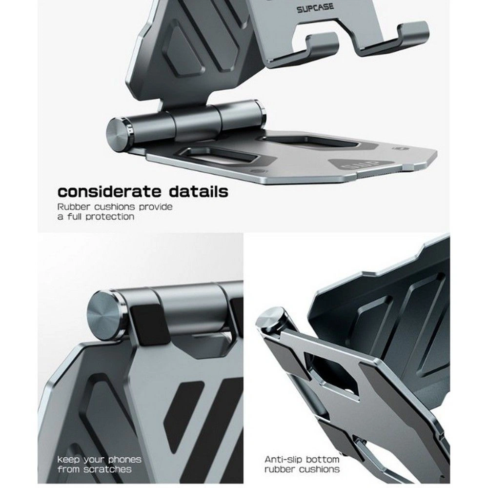 Uniwersalny stojak na biurko Supcase Universal Stand Holder Smartphone & Tablet Black