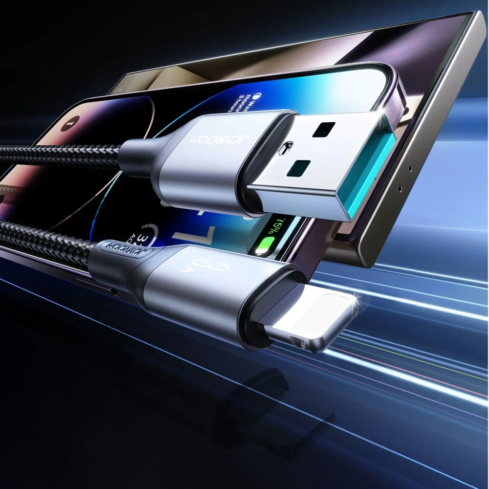 Kabel Joyroom S-A28 Flash Series USB-A / Lightning 3A 2m czarny