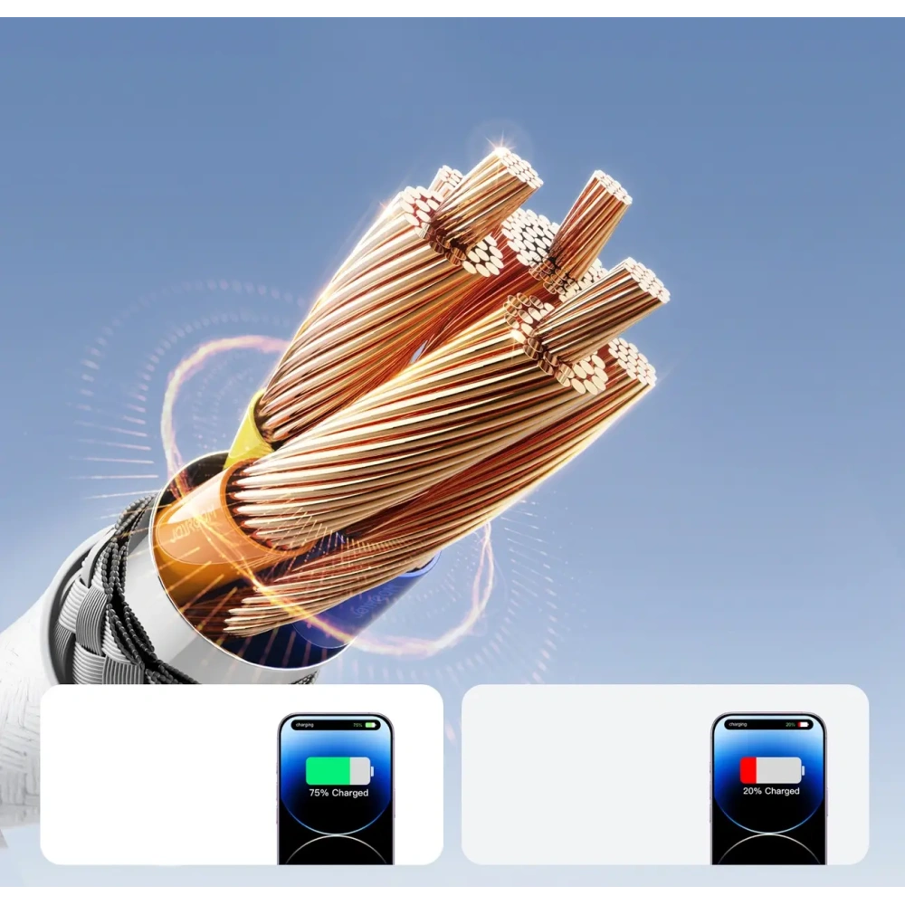 Kabel Joyroom S-A28 Flash Series USB-A / Lightning 3A 2m biały