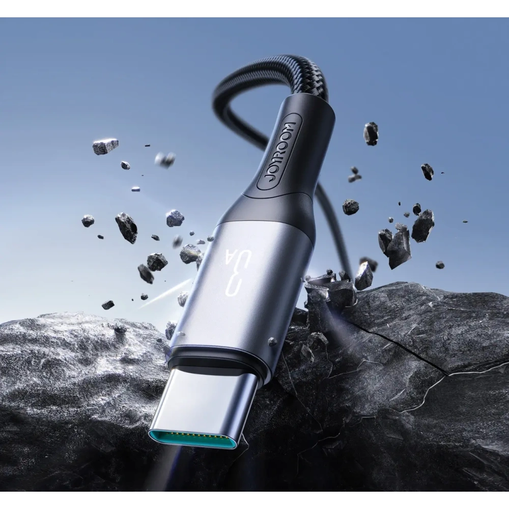 Kabel Joyroom S-A28 Flash Series USB-A / USB-C 3A 1m czarny