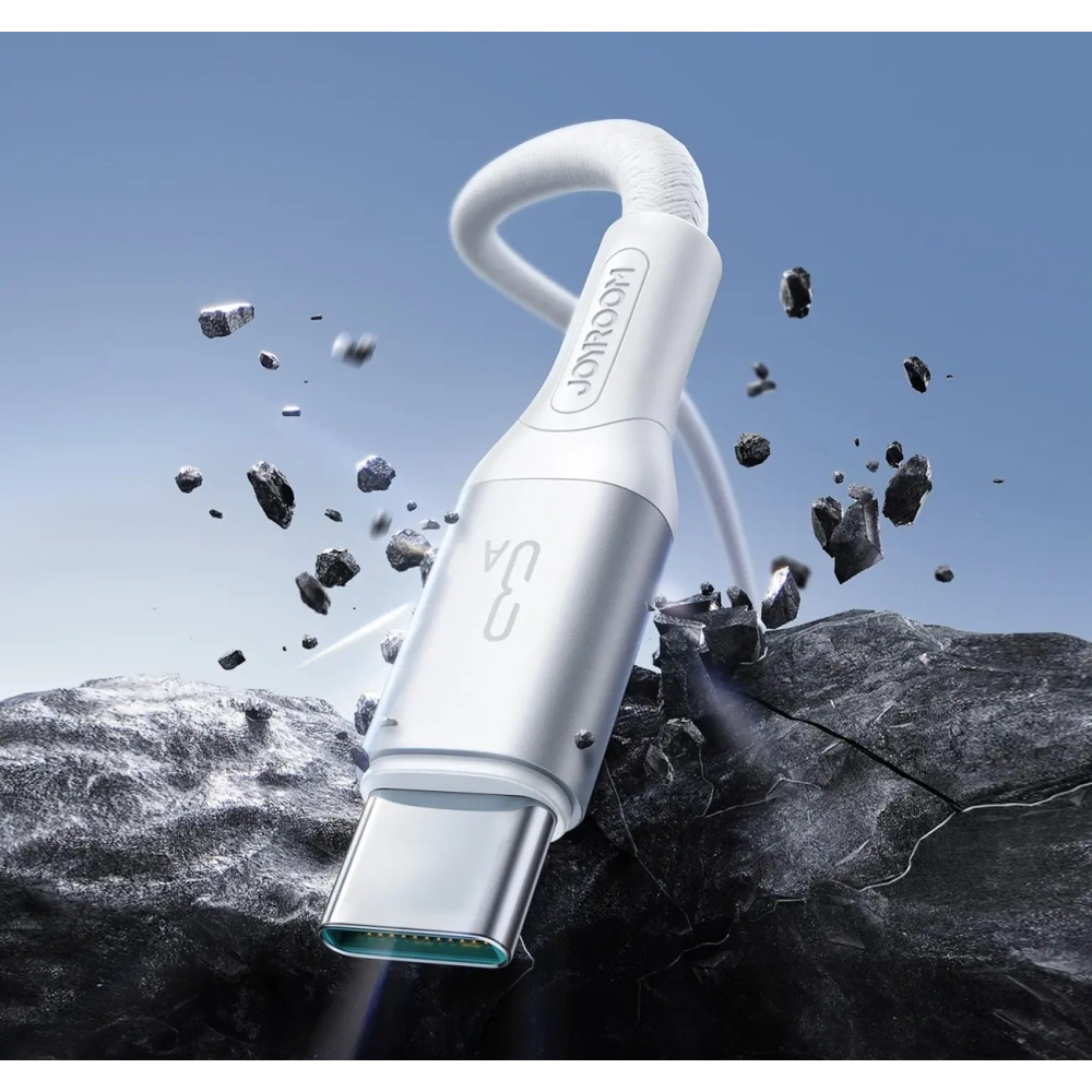 Kabel Joyroom S-A28 Flash Series USB-A / USB-C 3A 1m biały
