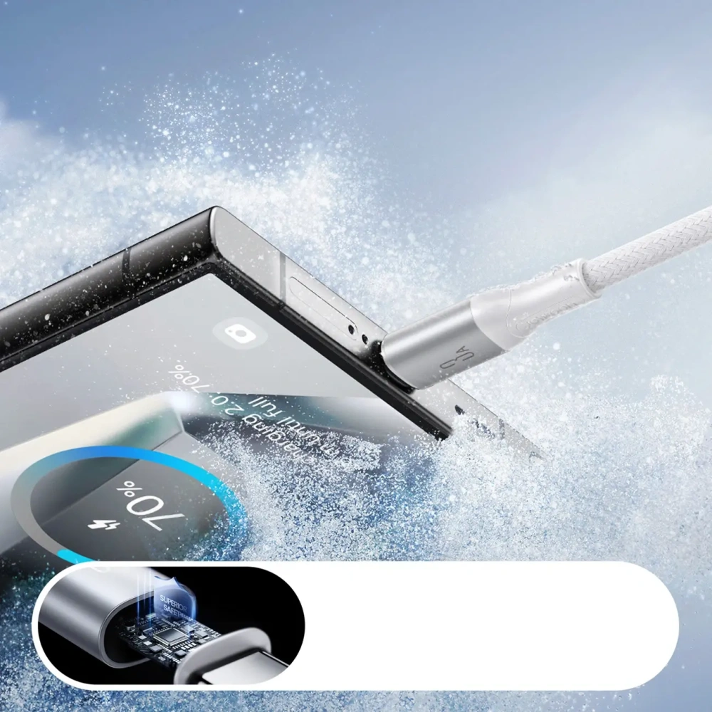 Kabel Joyroom S-A28 Flash Series USB-A / USB-C 3A 1m biały