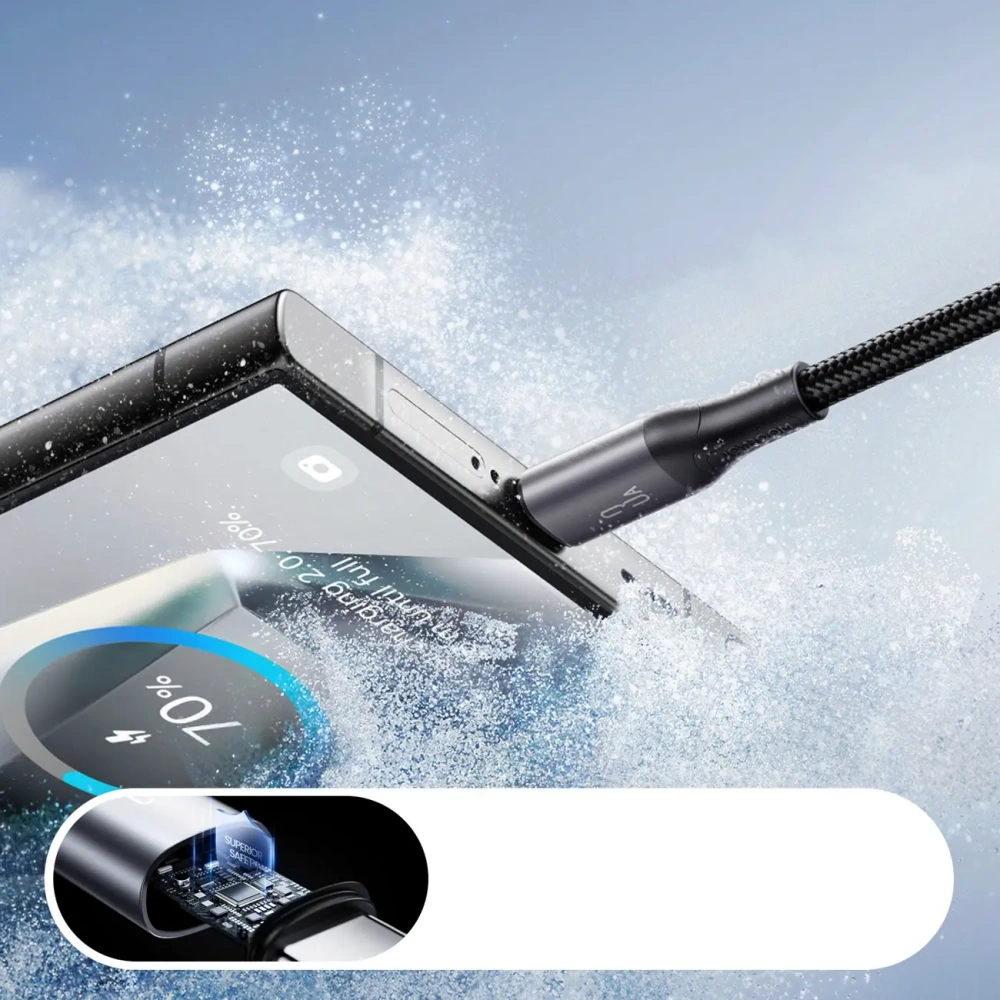 Kabel Joyroom S-A28 Flash Series USB-A / USB-C 3A 2m czarny