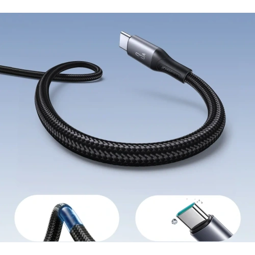Kabel Joyroom S-A28 Flash Series USB-A / USB-C 3A 2m czarny