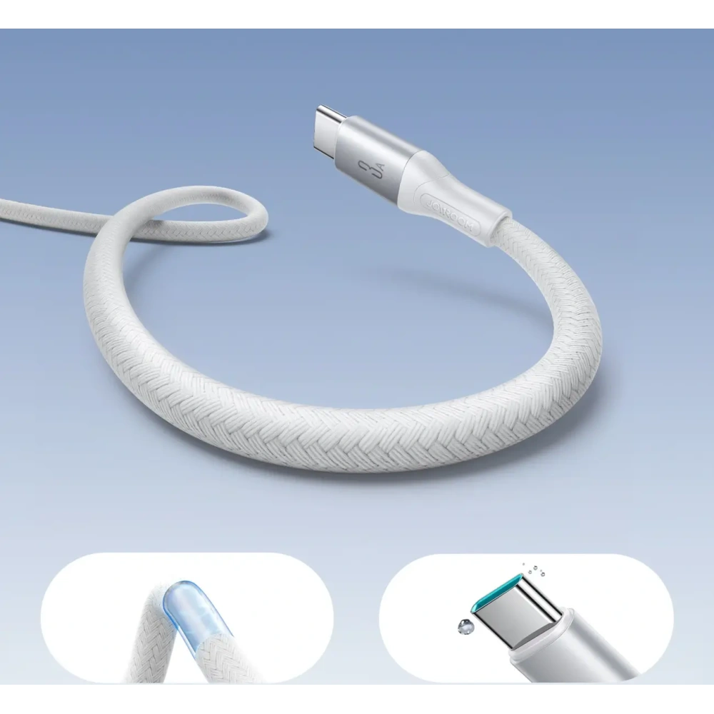 Kabel Joyroom S-A28 Flash Series USB-A / USB-C 3A 2m biały
