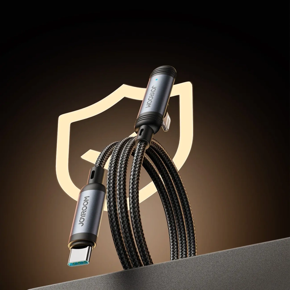 Kabel Joyroom S-A56 EnjoyX Series 90° USB-C / Lightning 30W 1.2m czarny
