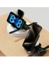 Ładowarka bezprzewodowa Dudao A11Pro+ 15W 3w1 do telefonu / smartwatcha / słuchawek czarna