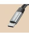 Adapter Dudao L13C+ 2w1 USB-C szary