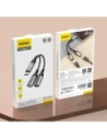 Adapter Dudao L13C+ 2w1 USB-C szary