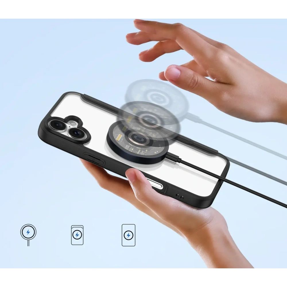 Etui z klapką Dux Ducis Skin X Pro do Apple iPhone 16 MagSafe czarne