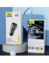 Ładowarka samochodowa Dudao R4T 25W USB-A, USB-C szara