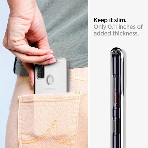 Buy Spigen Liquid Crystal Samsung Galaxy M21 Crystal Clear - SPN1186CL - {ean13} - Home Screen Store Europe