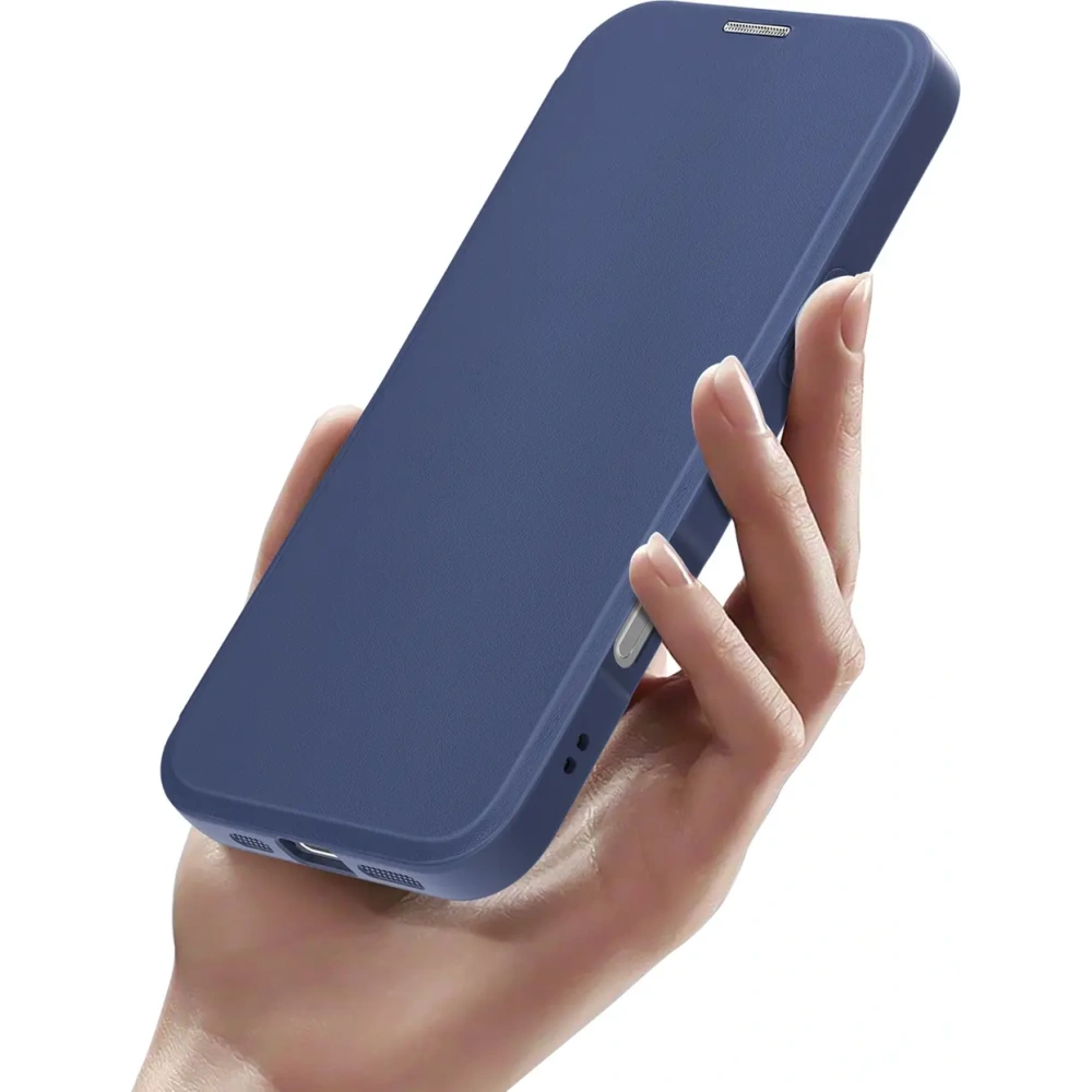 Etui z klapką Dux Ducis Skin X Pro do Apple iPhone 16 MagSafe niebieskie