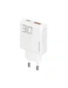 Ładowarka sieciowa Dudao A30EU GaN 30W USB-A, USB-C biała Ładowarka sieciowa Dudao A30EU GaN 30W USB-A, USB-C biała