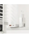 Ładowarka sieciowa Dudao A30EU GaN 30W USB-A, USB-C biała Ładowarka sieciowa Dudao A30EU GaN 30W USB-A, USB-C biała