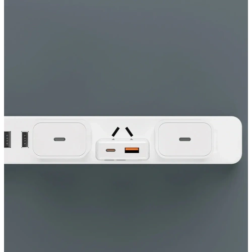 Ładowarka sieciowa Dudao A30EU GaN 30W USB-A, USB-C biała Ładowarka sieciowa Dudao A30EU GaN 30W USB-A, USB-C biała