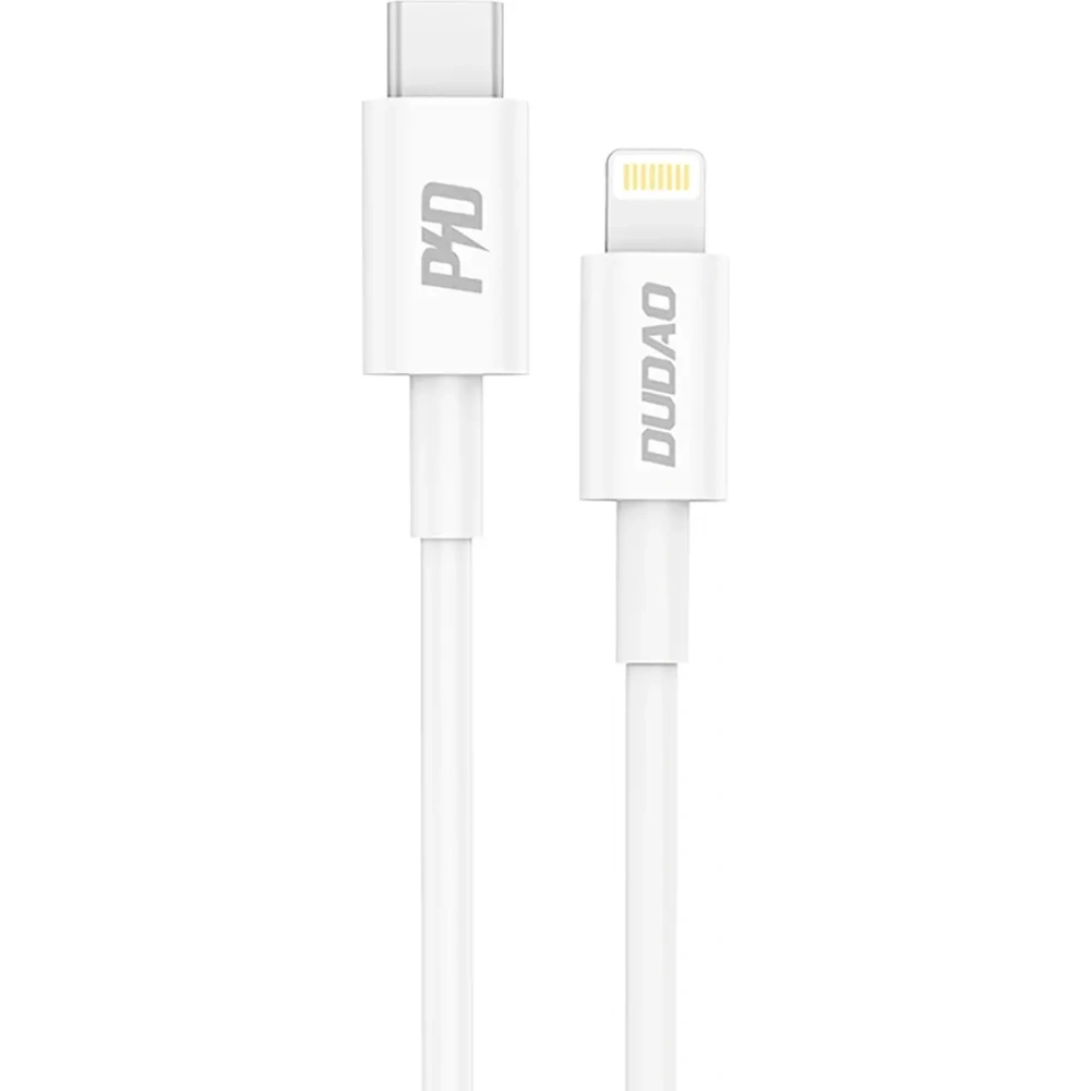 Kabel Dudao L6X USB-C / Lightning PD 20W 1m biały