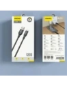 Kabel w oplocie Dudao L3SM USB-A / MicroUSB 3A 1.2m czarny