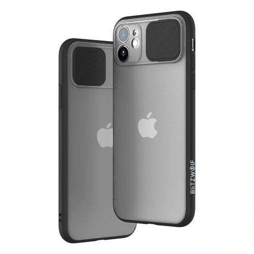 Kup Blitzwolf BW-AY2 tok iPhone 11 Pro Max-hoz, csúsztatható lencsevédővel, fekete színben. - BLZ273BLK - {ean13} - Sklep Home Screen