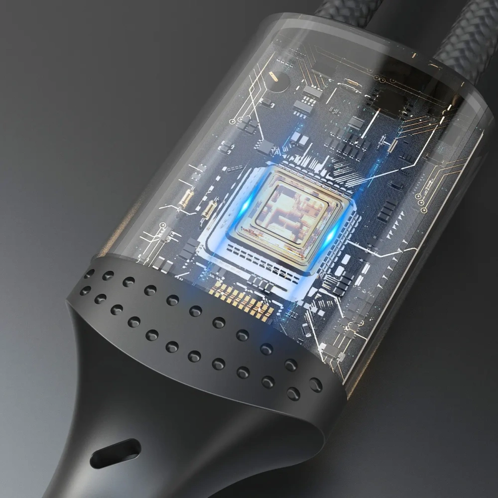 Kabel w oplocie Dudao L3ST USB-A / USB-C 5A 1.2m czarny