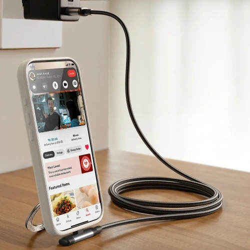 Kabel Joyroom S-A56 EnjoyX Series 90° USB-A / Lightning 3A 1.2m czarny