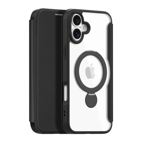 Etui z klapką Dux Ducis Skin X Pro do Apple iPhone 16 MagSafe czarne