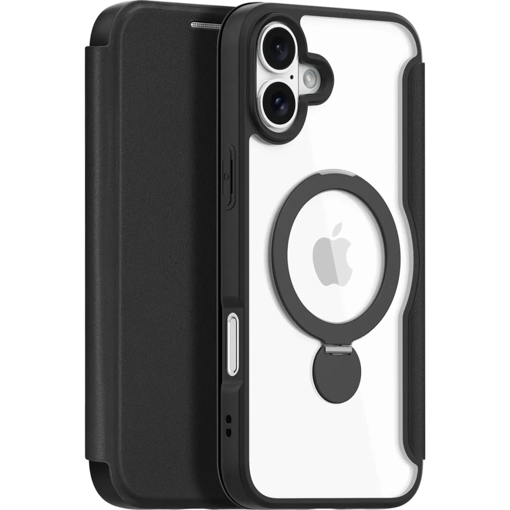 Etui z klapką Dux Ducis Skin X Pro do Apple iPhone 16 MagSafe czarne