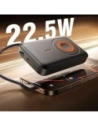 Powerbank bezprzewodowy Joyroom JR-PBM02 22.5W 10000mAh USB-C, MagSafe z wbudowanym kablem USB-C czarny