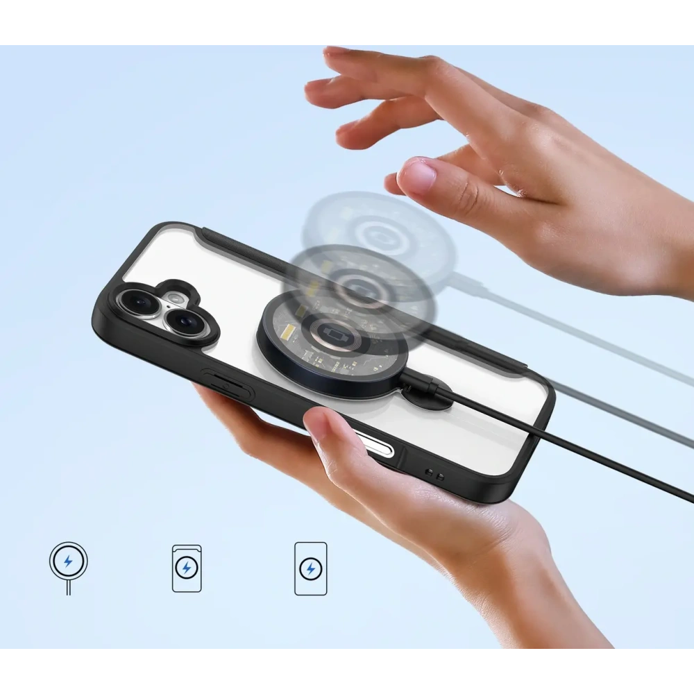 Etui z klapką Dux Ducis Skin X Pro do Apple iPhone 16 MagSafe czarne