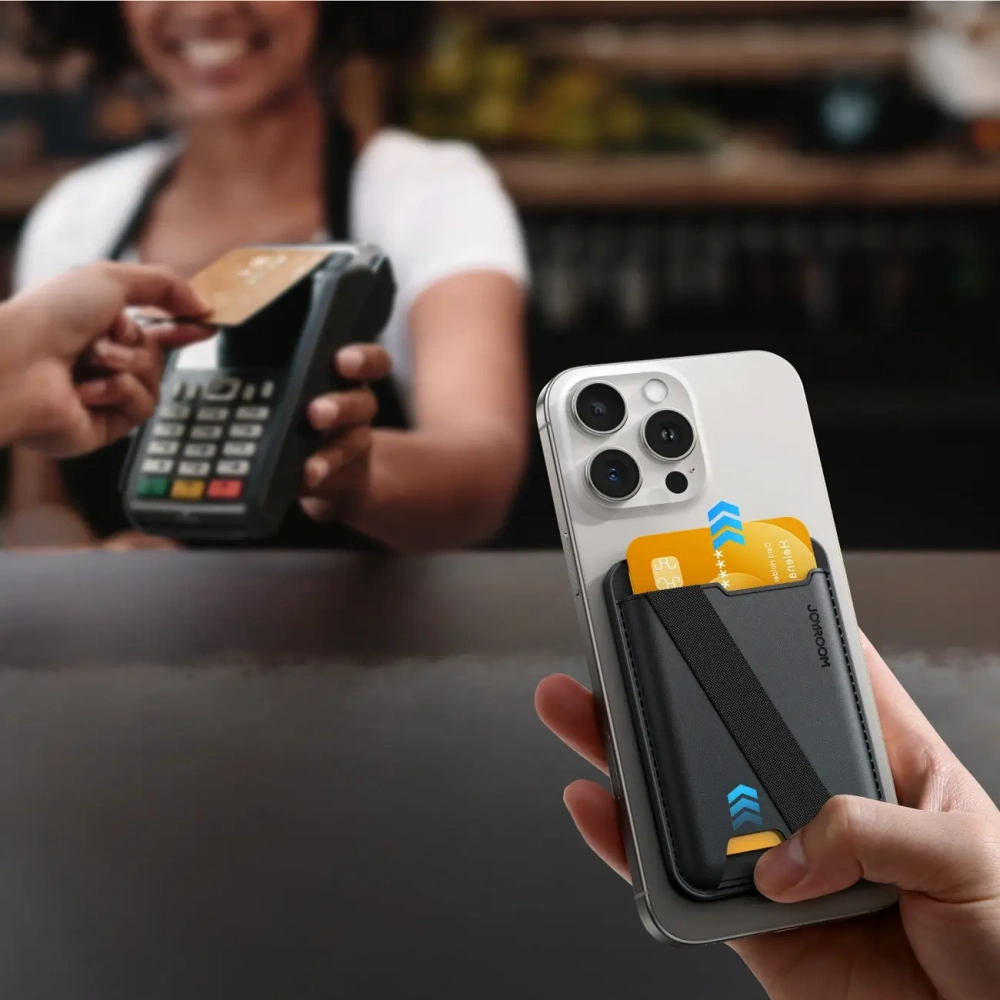 Portfel magnetyczny Joyroom JR-ZS432 MagSafe czarny