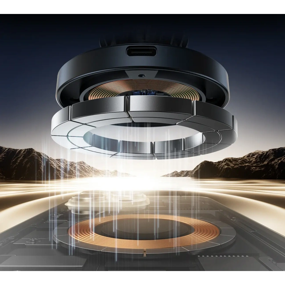 Uchwyt samochodowy z ładowarką indukcyjną na kokpit / do kratki Joyroom JR-ZS502 MagSafe czarny