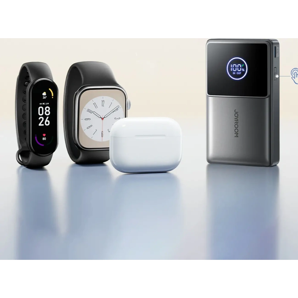 Powerbank Joyroom JR-PR1 10000mAh 22.5W z wbudowanym kablem USB-C czarny