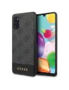 Buy Guess GUHCA41G4GLGR Samsung Galaxy A41 grey hard case 4G Stripe Collection - GUE548GRY - {ean13} - Home Screen Store Europe