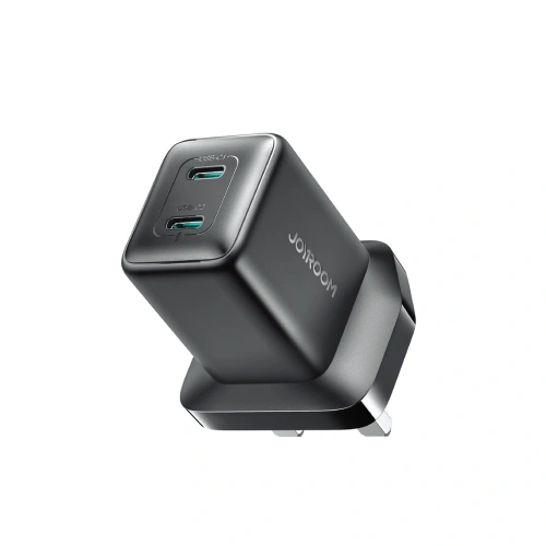 Ładowarka sieciowa Joyroom JR-TCG17 (wtyczka UK) 45W 2xUSB-C czarna