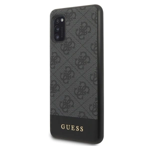 Kup Etui Guess GUHCA41G4GLGR Samsung Galaxy A41 gri/case dur 4G Stripe Collection - GUE548GRY - {ean13} - Sklep Home Screen