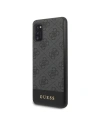Buy Guess GUHCA41G4GLGR Samsung Galaxy A41 grey hard case 4G Stripe Collection - GUE548GRY - {ean13} - Home Screen Store Europe