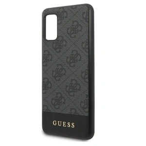 Etui Guess GUHCA41G4GLGR Samsung Galaxy A41 šedé/hard case 4G Stripe Collection
