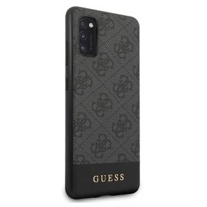 Kup Etui Guess GUHCA41G4GLGR Samsung Galaxy A41 gri/case dur 4G Stripe Collection - GUE548GRY - {ean13} - Sklep Home Screen