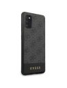 Buy Guess GUHCA41G4GLGR Samsung Galaxy A41 grey hard case 4G Stripe Collection - GUE548GRY - {ean13} - Home Screen Store Europe