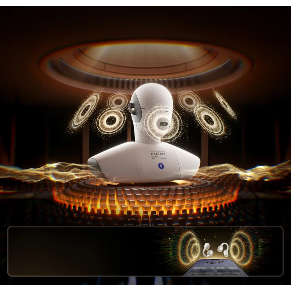 Słuchawki bezprzewodowe open-ear Joyroom Openfree JR-OE3 TWS srebrne