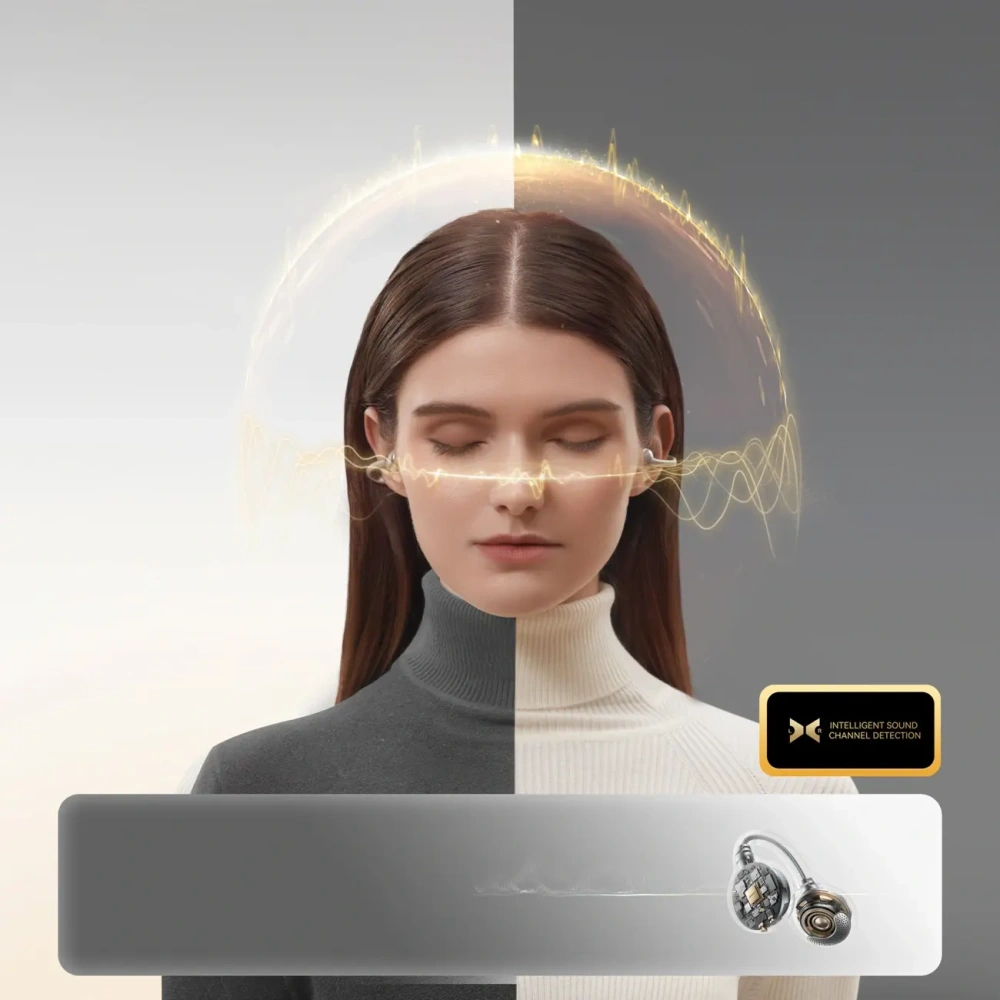 Słuchawki bezprzewodowe open-ear Joyroom Openfree JR-OE3 TWS srebrne