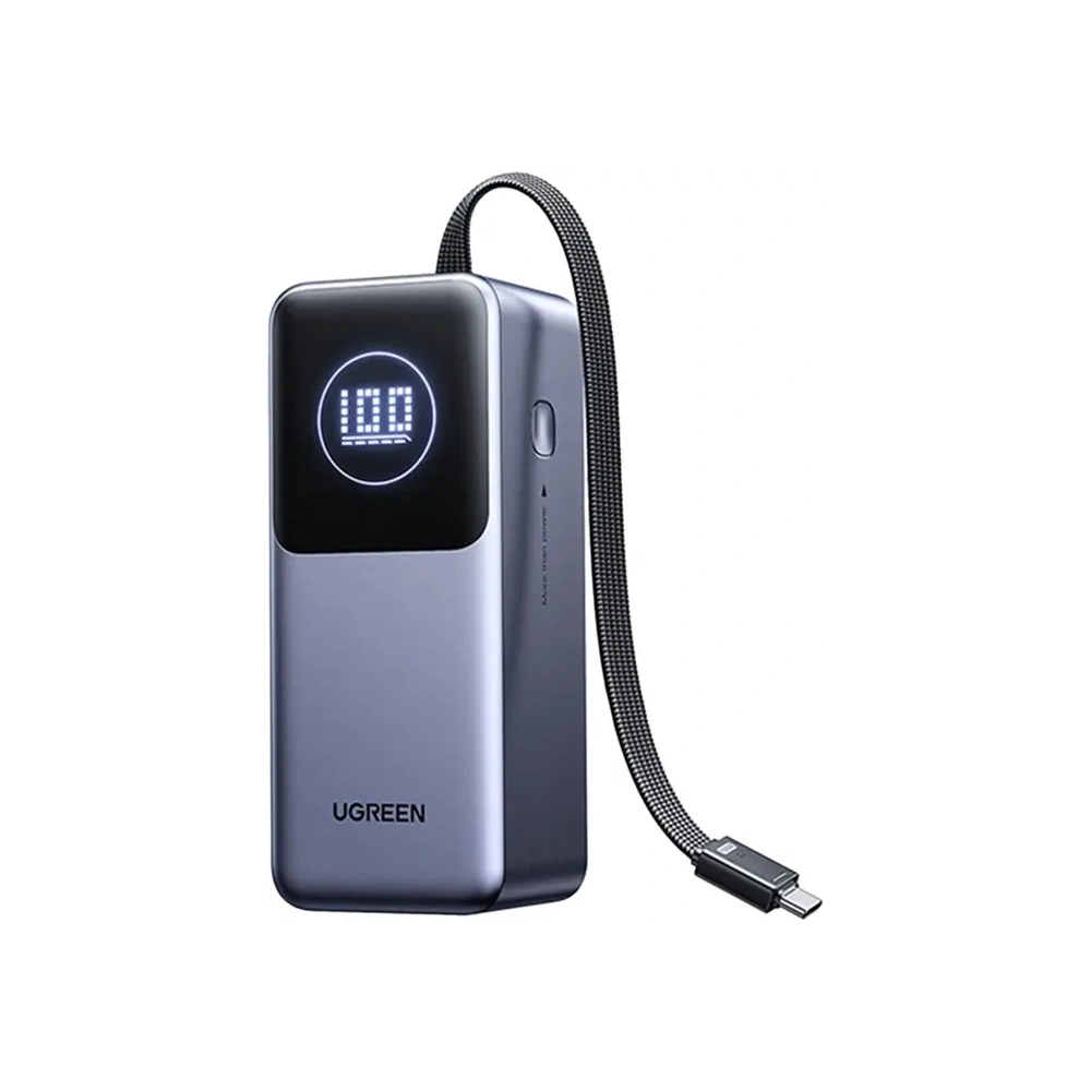 Powerbank UGREEN PB723 20000mAh USB-A, 2xUSB-C 130W szary