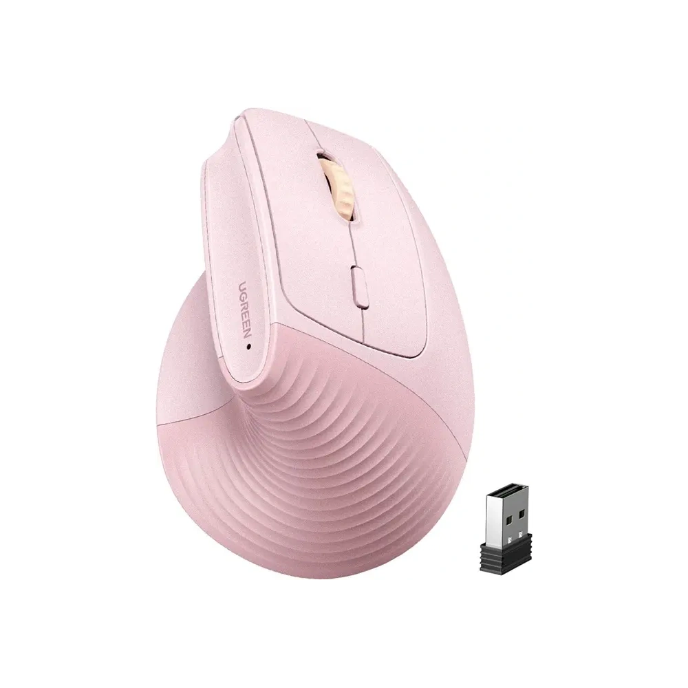 Bezprzewodowa mysz UGREEN M571 2.4GHz + BT (różowa)